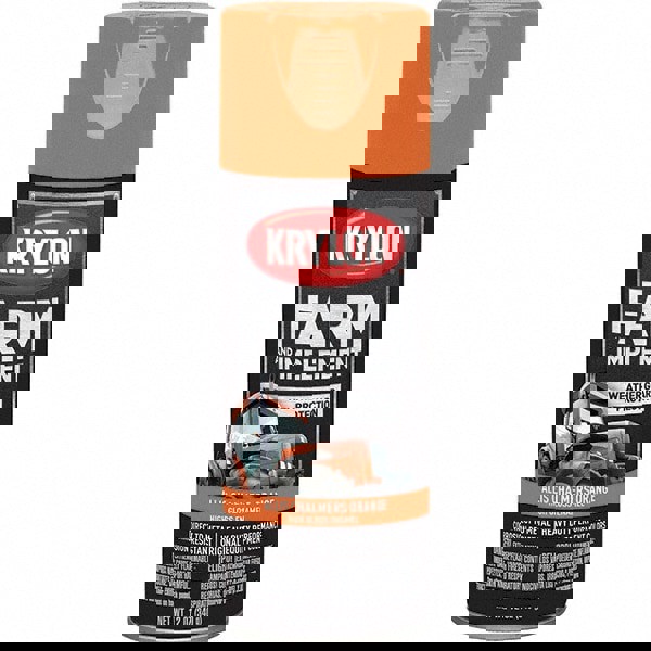 Floor Coating Spray Paint: Orange, Gloss, 12 oz